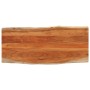 Tablero de mesa rectangular borde natural acacia 140x60x2,5 cm de , Tableros para mesas - Ref: Foro24-370625, Precio: 130,62 ...