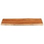 Tablero de mesa rectangular borde natural acacia 140x60x2,5 cm de , Tableros para mesas - Ref: Foro24-370625, Precio: 130,62 ...