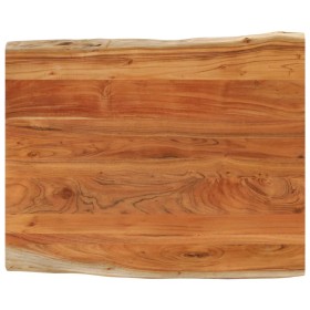 Rectangular tabletop with natural acacia edge 90x80x2.5 cm by , Table tops - Ref: Foro24-370627, Price: 90,02 €, Discount: %