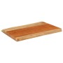 Rectangular tabletop with natural acacia edge, measuring 50x40x3.8 cm. by , Table tops - Ref: Foro24-370631, Price: 43,73 €, ...