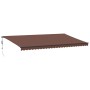 Toldo retráctil automático marrón 600x350 cm de , Toldos - Ref: Foro24-3215417, Precio: 736,76 €, Descuento: %