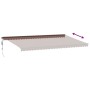 Automatic retractable brown awning 600x350 cm by , Awnings - Ref: Foro24-3215417, Price: 760,99 €, Discount: %