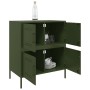 Aparador de acero verde oliva 68x39x79 cm de , Aparadores - Ref: Foro24-842956, Precio: 139,26 €, Descuento: %