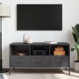 Mueble para TV acero laminado en frío negro 100,5x39x50,5 cm de , Muebles TV - Ref: Foro24-843036, Precio: 193,99 €, Descuent...