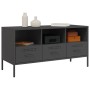 Mueble para TV acero laminado en frío negro 100,5x39x50,5 cm de , Muebles TV - Ref: Foro24-843036, Precio: 193,99 €, Descuent...