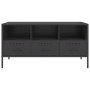 Mueble para TV acero laminado en frío negro 100,5x39x50,5 cm de , Muebles TV - Ref: Foro24-843036, Precio: 193,99 €, Descuent...