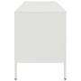 Mueble de TV acero laminado en frío blanco 100,5x39x50,5 cm de , Muebles TV - Ref: Foro24-843041, Precio: 154,75 €, Descuento: %