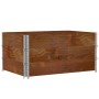 Jardinera de madera maciza de pino marrón 120x80 cm de , Maceteros y jardineras - Ref: Foro24-3295426, Precio: 96,24 €, Descu...