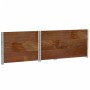 Solid pine wood planter in brown, 120x80 cm by , Pots and planters - Ref: Foro24-3295426, Price: 96,24 €, Discount: %