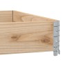 Solid pine wood planter 100x100 cm by , Pots and planters - Ref: Foro24-3295395, Price: 40,63 €, Discount: %