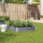 Solid gray pine wood planter 100x100 cm by , Pots and planters - Ref: Foro24-3295397, Price: 40,11 €, Discount: %