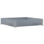 Solid gray pine wood planter 100x100 cm by , Pots and planters - Ref: Foro24-3295397, Price: 40,11 €, Discount: %