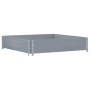 Solid gray pine wood planter 100x100 cm by , Pots and planters - Ref: Foro24-3295397, Price: 40,11 €, Discount: %