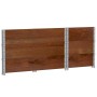 Jardinera de madera maciza de pino marrón 100x50 cm de , Maceteros y jardineras - Ref: Foro24-3295430, Precio: 84,24 €, Descu...