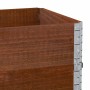 Solid pine wood planter in brown, 100x50 cm by , Pots and planters - Ref: Foro24-3295430, Price: 84,99 €, Discount: %