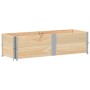 Solid pine wood planter 150x50 cm by , Pots and planters - Ref: Foro24-3295407, Price: 72,22 €, Discount: %