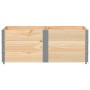 Solid pine wood planter 150x100 cm by , Pots and planters - Ref: Foro24-3295439, Price: 125,72 €, Discount: %