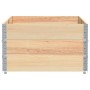 Solid pine wood planter 150x100 cm by , Pots and planters - Ref: Foro24-3295439, Price: 125,72 €, Discount: %