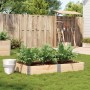 Solid pine wood planter 150x100 cm by , Pots and planters - Ref: Foro24-3295411, Price: 49,14 €, Discount: %