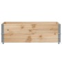 Jardinera de madera maciza de pino 120x80 cm de , Maceteros y jardineras - Ref: Foro24-3295847, Precio: 63,50 €, Descuento: %