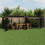 Pavillon mit taupefarbenen Stahlgitterwänden 6x3 m von , Zelte und Pavillons - Ref: Foro24-4003916, Preis: 525,65 €, Rabatt: %