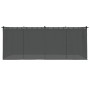 Cenador con cortinas acero gris antracita 6x3 m de , Carpas y cenadores - Ref: Foro24-4003921, Precio: 492,45 €, Descuento: %