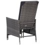 2-piece garden furniture set and gray synthetic rattan cushions by vidaXL, Garden sets - Ref: Foro24-310233, Price: 128,78 €,...