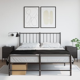 Bedside tables 2 units black steel 36x39x50.5 cm by , Nightstands - Ref: Foro24-842923, Price: 153,37 €, Discount: %