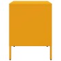 Mesita de noche de acero amarillo mostaza 36x39x50,5 cm de , Mesitas de noche - Ref: Foro24-842928, Precio: 90,99 €, Descuent...