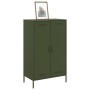 Olive green steel sideboard 68x39x113 cm by , Sideboards - Ref: Foro24-842968, Price: 185,52 €, Discount: %