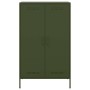 Olive green steel sideboard 68x39x113 cm by , Sideboards - Ref: Foro24-842968, Price: 185,52 €, Discount: %