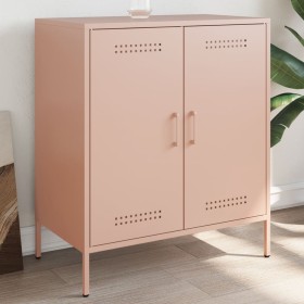 Steel sideboard in pink, 68x39x79 cm by , Sideboards - Ref: Foro24-842977, Price: 137,29 €, Discount: %