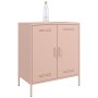 Aparador de acero rosa 68x39x79 cm de , Aparadores - Ref: Foro24-842977, Precio: 137,29 €, Descuento: %