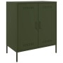 Aparador de acero verde oliva 68x39x79 cm de , Aparadores - Ref: Foro24-842980, Precio: 141,67 €, Descuento: %