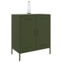 Aparador de acero verde oliva 68x39x79 cm de , Aparadores - Ref: Foro24-842980, Precio: 141,67 €, Descuento: %