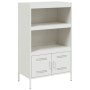 Aparador de acero blanco 68x39x113 cm de , Aparadores - Ref: Foro24-842975, Precio: 214,99 €, Descuento: %