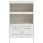 Aparador de acero blanco 68x39x113 cm de , Aparadores - Ref: Foro24-842975, Precio: 214,99 €, Descuento: %