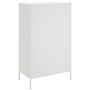 Aparador de acero blanco 68x39x113 cm de , Aparadores - Ref: Foro24-842975, Precio: 214,99 €, Descuento: %