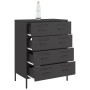 Black steel sideboard 68x39x89 cm by , Sideboards - Ref: Foro24-842982, Price: 246,99 €, Discount: %