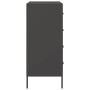 Black steel sideboard 68x39x89 cm by , Sideboards - Ref: Foro24-842982, Price: 246,99 €, Discount: %