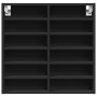 Schwarze Ingenieurholz-Vitrine 60x8,5x58 cm von , Regale und Regale - Ref: Foro24-847962, Preis: 43,22 €, Rabatt: %