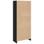 Engineered wood black shelf 57x28.5x141 cm by , Bookcases and shelves - Ref: Foro24-847997, Price: 79,99 €, Discount: %