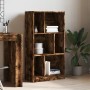 Engineered wood smoked oak bookshelf 57x28.5x107.5 cm by , Bookcases and shelves - Ref: Foro24-848007, Price: 63,61 €, Discou...