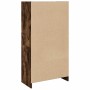 Engineered wood smoked oak bookshelf 57x28.5x107.5 cm by , Bookcases and shelves - Ref: Foro24-848007, Price: 63,61 €, Discou...