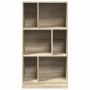 Estantería madera de ingeniería roble Sonoma 57x28,5x107,5 cm de , Librerías y estanterías - Ref: Foro24-848005, Precio: 63,9...