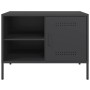 TV stand black steel 68x39x50.5 cm by , TV Furniture - Ref: Foro24-842994, Price: 90,83 €, Discount: %