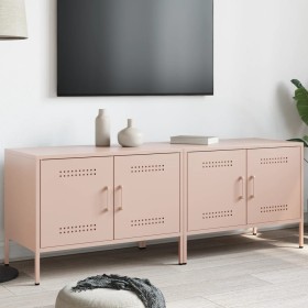 TV furniture 2 pieces pink steel 68x39x50.5 cm by , TV Furniture - Ref: Foro24-842937, Price: 237,99 €, Discount: %