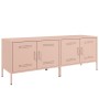 Muebles de TV 2 piezas acero rosa 68x39x50,5 cm de , Muebles TV - Ref: Foro24-842937, Precio: 179,29 €, Descuento: %