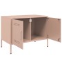 Muebles de TV 2 piezas acero rosa 68x39x50,5 cm de , Muebles TV - Ref: Foro24-842937, Precio: 179,29 €, Descuento: %