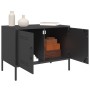 Muebles de TV 2 piezas acero negro 68x39x50,5 cm de , Muebles TV - Ref: Foro24-842935, Precio: 168,69 €, Descuento: %